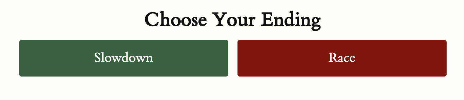 Choose your own AI adventure